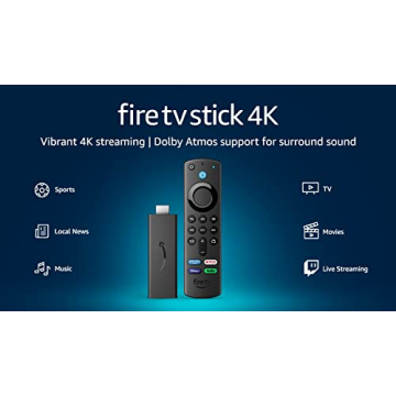 Amazon Fire TV Stick 4K Ultra HD Streaming Smart Home Control