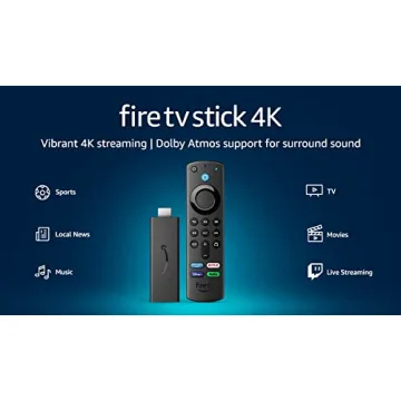 Amazon Fire TV Stick 4K Ultra HD Streaming Smart Home Control