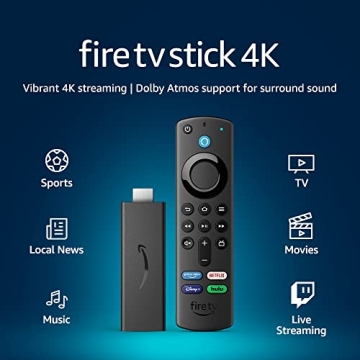Amazon Fire TV Stick 4K Ultra HD Streaming Smart Home Control
