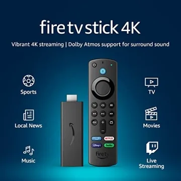 Amazon Fire TV Stick 4K Ultra HD Streaming Smart Home Control