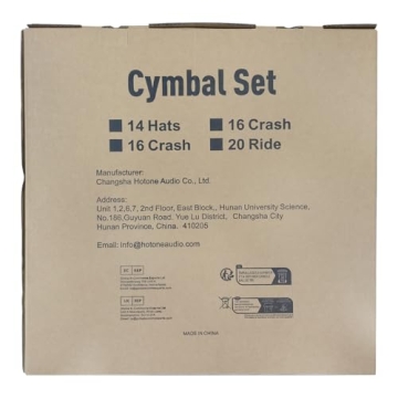 SONICAKE Low Volume Cymbal Pack For Quieter Practice