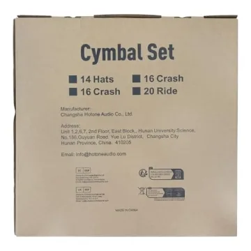 SONICAKE Low Volume Cymbal Pack For Quieter Practice