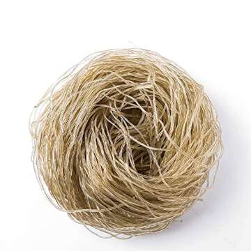 ONTRUE Sweet Potato Glass Noodles, Circle Shape, Korean Vermicelli Pasta, Fat-free and Gluten-free, 100% Sweet Potato Starch, No Additive, No Alum inside, 10.58 Oz (300g)