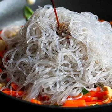 ONTRUE Sweet Potato Glass Noodles, Circle Shape, Korean Vermicelli Pasta, Fat-free and Gluten-free, 100% Sweet Potato Starch, No Additive, No Alum inside, 10.58 Oz (300g)