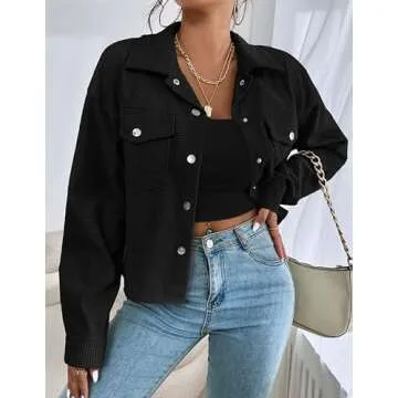 Ekouaer 3 Piece Long Sleeve Crop Tops for Women Scroop Neck Base Layer Basic Thermal Undershirts Black/Beige/Brown XS