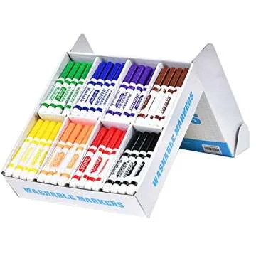 Rarlan Washable Markers Bulk, 160 Count in 8 Vibrant Colors