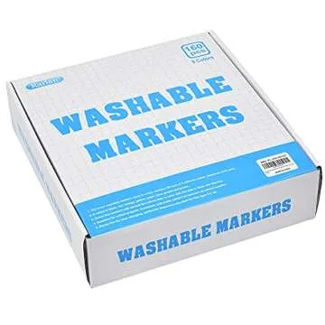 Rarlan Washable Markers for Kids, 160 Count Bulk Pack