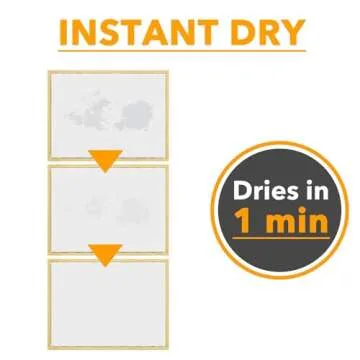 SpaceAid Stone Drying Mat for Kitchen Counter, Bamboo Rack Dish Pad, Instant Dry Diatomaceous Earth Mat Dishes, Stone Dish Fast Drying Mat Board (15.8 x 11.8 inch, White)