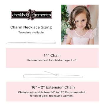 Cherished Moments Religious Sterling Silver Sideways Horizontal Cross Necklace with a Dainty Chain for Women and Girls Adjustable, 16-18 inch