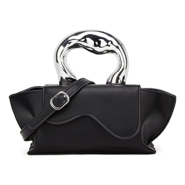 Stylish Small Silver Crossbody Bag for Women 2024