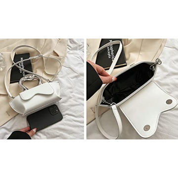 Stylish Small Silver Crossbody Bag for Women 2024