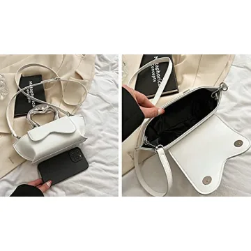 Stylish Small Silver Crossbody Bag for Women 2024