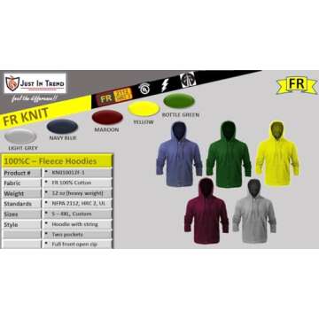 Just In Trend Flame Resistant Heavyweight Hoodie