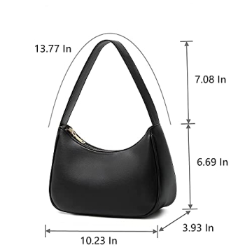 Chic CYHTWSDJ Shoulder Bags for Women - Black