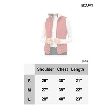 FASHION BOOMY Reversible Quilted Vest Women's Jacket