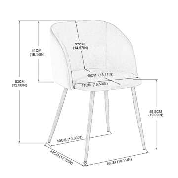 EGGREE Mid-Century Modern Velvet Accent Living Room Armchair Upholstered Leisure Club Chairs Set of 2 with Solid Steel Legs Velvet Cushion for Living Room Bedroom Reception Area,Rose Pink