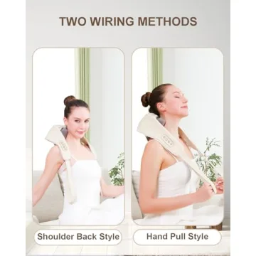 Neck Massager with Heat, Shiatsu 4D Deep Tissue Kneading Massage