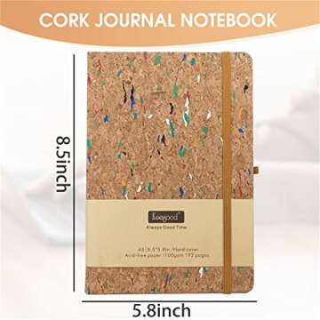 Keegood Dotted Bullet Journal Notebook for Creative Writing