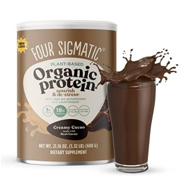 Four Sigmatic Vegan Creamy Cacao Protein Powder | 21.16 oz