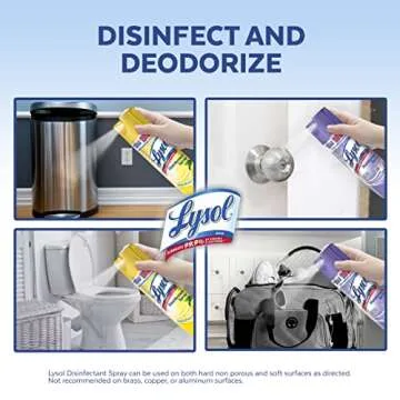 Lysol Disinfectant Spray Bundle - Germ-Killing Formula
