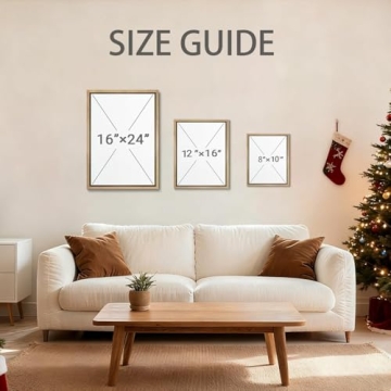 KISSFOX Vintage Christmas Tree Wall Art Ideal Holiday Gift