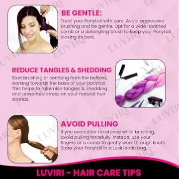 Luviri 26” Jumbo Ombre Hair Extensions & Tinsel