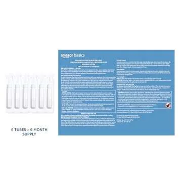 Amazon Brand - Solimo Flea and Tick Treatment for Medium Dogs (23-44 lbs), 6 Doses