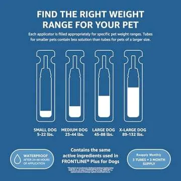 Flea and Tick Treatment for Medium Dogs - 6 Doses