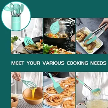 Premium Umite Chef Silicone Cooking Utensils Set - 15pcs