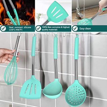 Premium Umite Chef Silicone Cooking Utensils Set - 15pcs