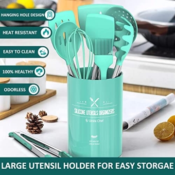 Premium Umite Chef Silicone Cooking Utensils Set - 15pcs