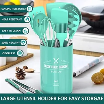 Premium Umite Chef Silicone Cooking Utensils Set - 15pcs