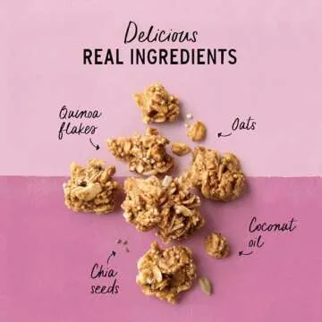 Purely Elizabeth, Berry Crisp, Ancient Grain Granola with Vitamin D, Gluten-Free (8oz Bag)