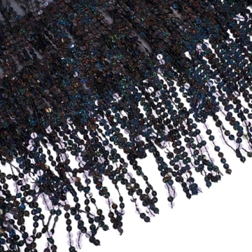 Sparkly Sequin Tassel Skirt for Women's Rave Costumes