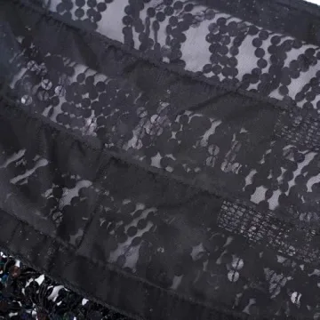 Sparkly Sequin Tassel Skirt for Women's Rave Costumes