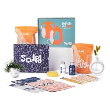 Sculpd Pottery Starter Kit - Ultimate Air Dry Clay Set for Creative Couples