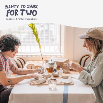 Sculpd Pottery Starter Kit Air Dry Clay Set for Adults