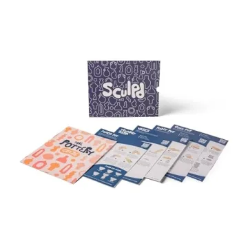 Sculpd Pottery Starter Kit Air Dry Clay Set for Adults
