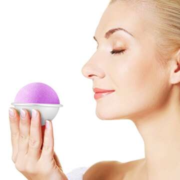 Caydo 3 Sets of Metal DIY Bath Bomb Mold 2.37 Inch for Crafting Your Own Fizzles