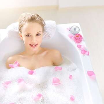 Caydo 3 Sets of Metal DIY Bath Bomb Mold 2.37 Inch for Crafting Your Own Fizzles