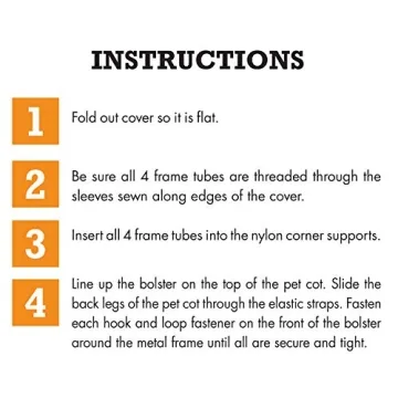 K&H Original Bolster Pet Cot - Large Outdoor Dog Bed