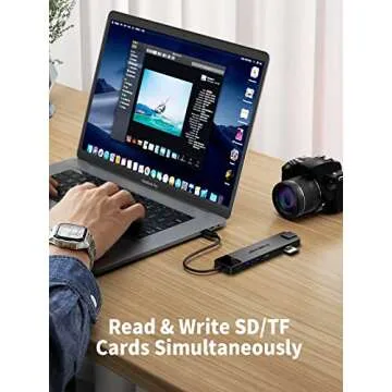 Lemorele 13 in 1 USB C Docking Station Triple Monitor, Multiport Hub Adapter w/Dual HDMI 4K, 1000M RJ45, VGA, 4 USB 3.0/2.0, USB C 3.0, 100W PD, SD/TF, 3.5MM Audio for Type C Laptops