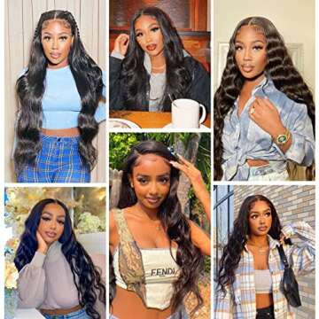 Zomgurd Glueless Body Wave Lace Front Wig 20 Inch