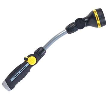 Melnor 65089-AMZ RelaxGrip 16" Watering Wand with QuickConnect Product Adapter Set, Short, 8-Pattern Pivoting