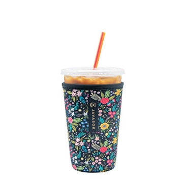 Sok It Java Sok Neoprene Cup Sleeve for Iced Coffee & Cold Soda - English Garden