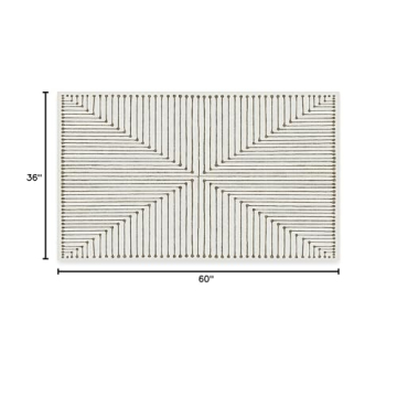 Ruggable x Jonathan Adler Washable Inkdrop 3x5 Rug