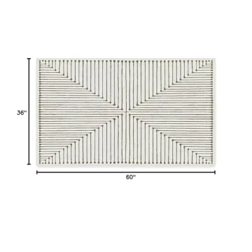 Ruggable x Jonathan Adler Washable Inkdrop 3x5 Rug