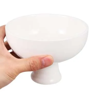 Yardwe 5 Inch Ceramic Fruit Bowl for Elegant Serving