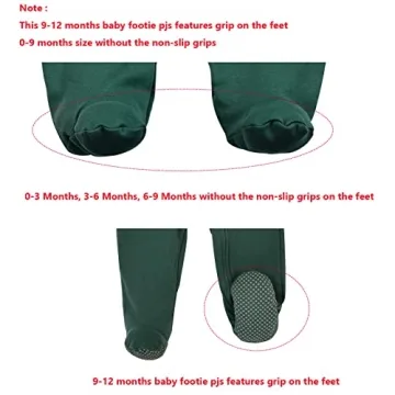 Aablexema Baby Footed Pajamas - Cozy Cotton Sleeper for Infants