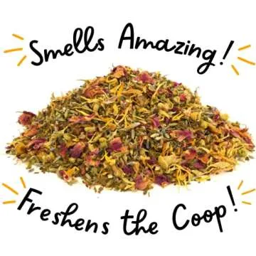 Happy Trees Chicken Nesting Herbs - 100% Natural Blend of 7 Premium Dried Herbs for Fresh Nest Box, ...